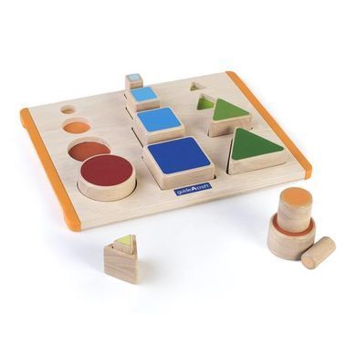 Деревянный сортер Guidecraft Manipulatives Фигуры и размеры (G6737) dt_2185 фото