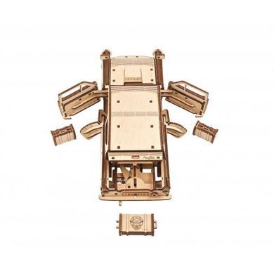 Дерев'яний механічний 3D конструктор Ugears Літаючий Форд Англія (70173) dt_93639 фото