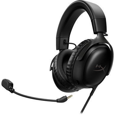 Гарнітура ігрова HyperX Cloud III, mini-jack/USB-A/USB-C, 1.2м/1.3м, чорний (367875) 727A8AA фото