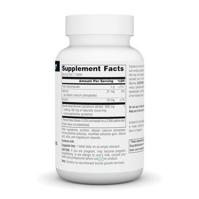Colostrum 650 mg - 30 tabs Source Naturals
