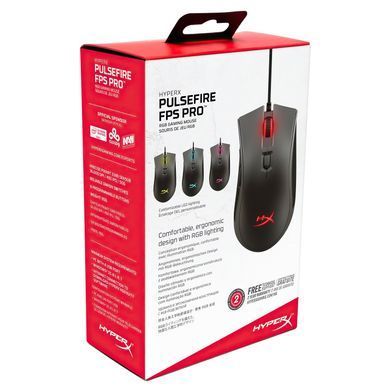HyperX Мышь Pulsefire FPS Pro RGB USB Black 4P4F7AA фото