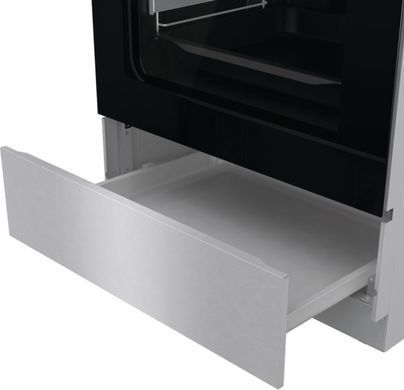 Gorenje Плита комби, 71л, 60x60см, дисплей, чугун, с крышкой, программатор IconLed,нерж GKS6C70XF фото