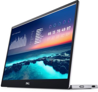 Dell Монітор портативний 14" P1424H 2xUSB-C, IPS (369709) 210-BHQQ фото