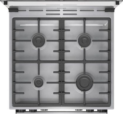 Gorenje Плита комби, 71л, 60x60см, дисплей, чугун, с крышкой, программатор IconLed,нерж GKS6C70XF фото