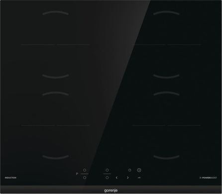 Gorenje Варильна поверхня індукційна, 60см, PowerBoost, TouchControl, чорний (374120) GI6401BCE фото
