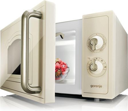 Мікрохвильова піч Gorenje, 20л, мех. керув., 700Вт, бежевий (391865) MO4250TCLI фото