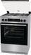 Gorenje Плита комби, 71л, 60x60см, дисплей, чугун, с крышкой, программатор IconLed,нерж GKS6C70XF