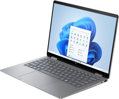 HP Ноутбук ENVY x360 14-fa0000ua 14" 2.8K OLED Touch, AMD R7-8840HS, 16GB, F1024GB, UMA, Win11, сірий (383224) AQ8H8EA фото