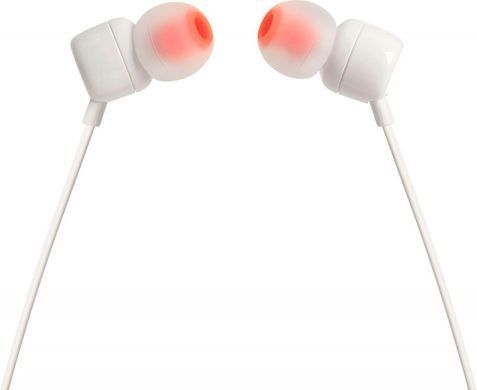 Навушники JBL T110 White (6327624) JBLT110WHT фото