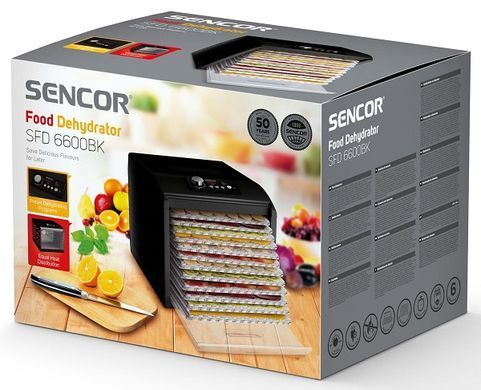 Сушки для фруктів і овочів Sencor SFD 6600BK (6579040) 41009918 фото