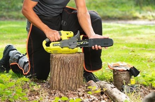 Ryobi Пила цепная аккумуляторная RY18CS20A-0, 18В ONE+, шина 20см, без АКБ и ЗП
