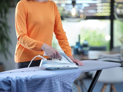 Braun Праска TexStyle 5, 2800Вт, 300мл, паровий удар -210гр, керам. підошва, біло-сірий (376413) SI5078GY фото