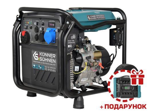 Инверторный газобензиновый генератор KS 8100iEG KS 8100iEG фото