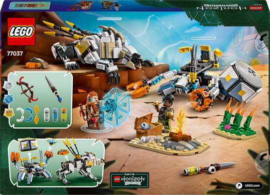 Конструктор LEGO Horizon Aloy и Varl против Shell-Walker и Sawtooth 768 деталей (77037)