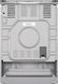 Gorenje Плита комби, 71л, 60x60см, дисплей, чугун, с крышкой, программатор IconLed,нерж GKS6C70XF