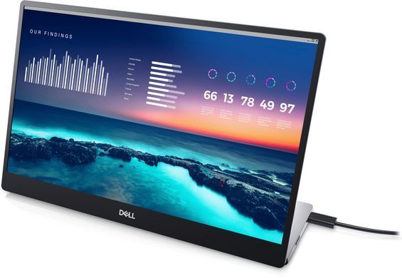 Dell Монітор портативний 14" P1424H 2xUSB-C, IPS (369709) 210-BHQQ фото