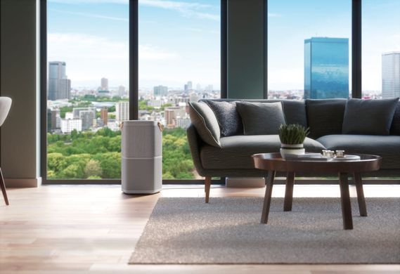 Electrolux Очисник повітря, 92м2, 442м3/год, дисплей, 5-и шаровий HEPA фільтр, Wi-Fi, 9 режимів, сірий (379187) PA91-404GY фото