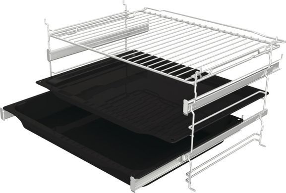 Gorenje Духова шафа електрична, 77л, A+, пара, дисплей, IconTouch, чорний (377083) BOS6747A01BG фото