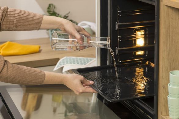 Gorenje Духова шафа електрична, 77л, A+, пара, дисплей, IconTouch, чорний (377083) BOS6747A01BG фото