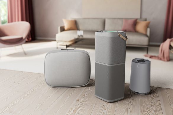 Electrolux Очисник повітря, 92м2, 442м3/год, дисплей, 5-и шаровий HEPA фільтр, Wi-Fi, 9 режимів, сірий (379187) PA91-404GY фото
