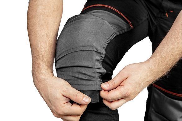 Рабочий полукомбинезон Neo Tools HD Slim 81-248 с усиленными швами и карманами для инструментов L