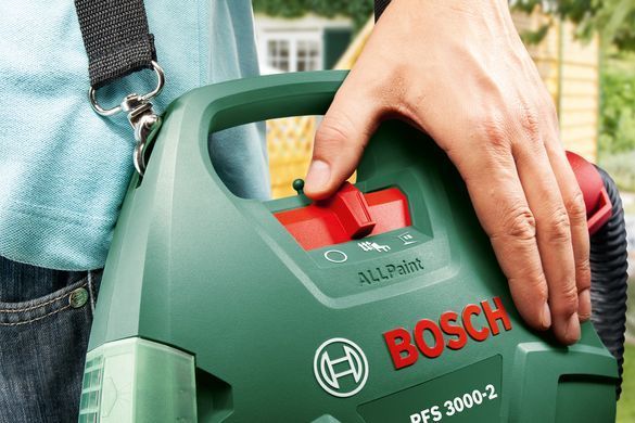 Фарборозпилювач Bosch PFS 3000-2 650Вт 300мл/хв контейнер 1л 2м кв&middot;хв 2.8кг (286455) 0.603.207.100 фото