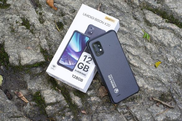 UMIDIGI Смартфон BISON X20 NFC 6.53" 6/128ГБ, 2SIM, 6000мА&middot;год, чорний (375699) 6973553523750 фото