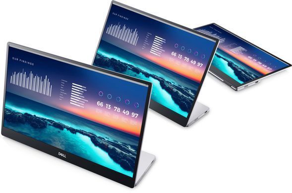 Dell Монітор портативний 14" P1424H 2xUSB-C, IPS (369709) 210-BHQQ фото
