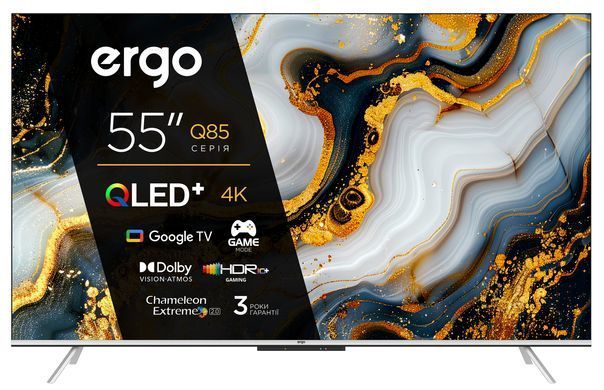 Телевізор ERGO QLED+ 55JUQ85 (6996982) 55JUQ85 фото