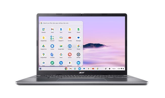 Acer Ноутбук Chromebook Plus CB514-3HT 14" WUXGA IPS Touch, AMD R5-7520C, 16GB, F512GB, UMA, ChromeOS, серый NX.KP9EU.002 фото