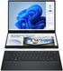 ASUS Ноутбук Zenbook Duo UX8406MA-PZ026W 14" 3K OLED, Intel Ultra 9 185H, 32GB, F1TB, UMA, Win11, Серый 90NB12U1-M001N0