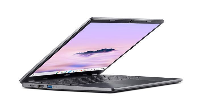 Acer Ноутбук Chromebook Plus CB514-3HT 14" WUXGA IPS Touch, AMD R5-7520C, 16GB, F512GB, UMA, ChromeOS, серый NX.KP9EU.002 фото
