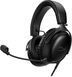 Гарнітура ігрова HyperX Cloud III, mini-jack/USB-A/USB-C, 1.2м/1.3м, чорний (367875) 727A8AA