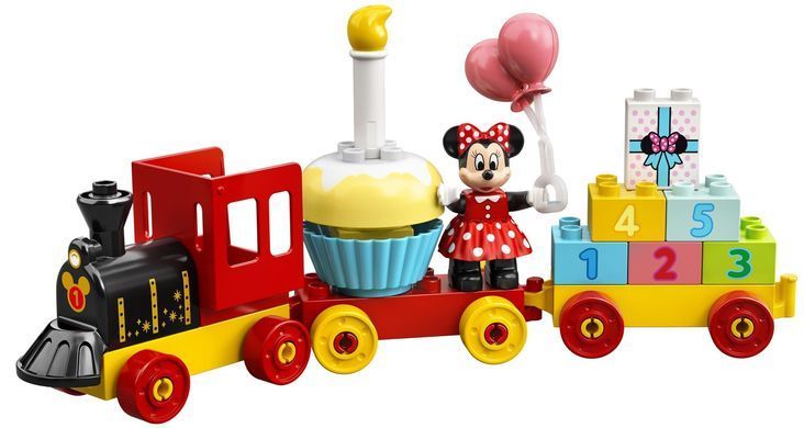 Конструктор LEGO DUPLO Святковий потяг Міккі та Мінні (349867)