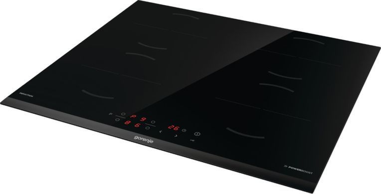 Gorenje Варильна поверхня індукційна, 60см, PowerBoost, TouchControl, чорний (374120) GI6401BCE фото
