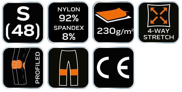 Робочі штани NEO TOOLS 81-291 OUTDOOR, гірчичні, 4-Way Stretch S