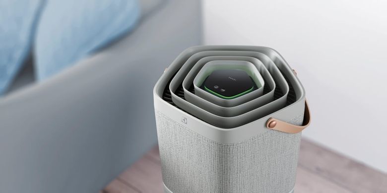 Electrolux Очисник повітря, 92м2, 442м3/год, дисплей, 5-и шаровий HEPA фільтр, Wi-Fi, 9 режимів, сірий (379187) PA91-404GY фото
