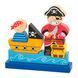 Магнитный вертикальный пазл Viga Toys Пират (50077) dt_901