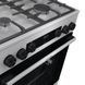 Gorenje Плита комби, 71л, 60x60см, дисплей, чугун, с крышкой, программатор IconLed,нерж GKS6C70XF