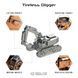 Колекційна модель-конструктор Metal Time Tireless Digger Екскаватор механічний (MT043) dt_96318