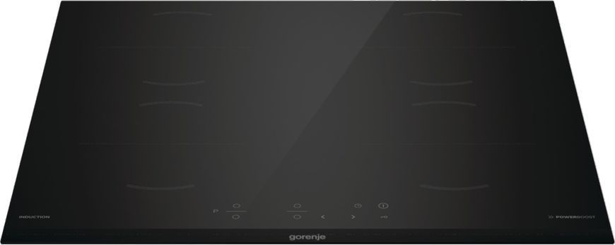 Gorenje Варильна поверхня індукційна, 60см, PowerBoost, TouchControl, чорний (374120) GI6401BCE фото