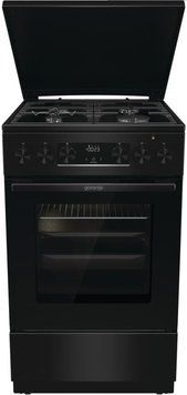 Gorenje Плита комбінована, 70л, 50x60см, дисплей, чавун, чорний (385835) GK5C42BF фото