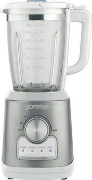 Блендер стационарный Gorenje 1400Вт, чаша-1750мл, стекло, нерж-белый (367524) B1400E фото
