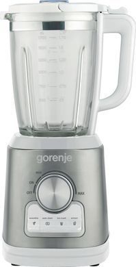 Блендер стаціонарний Gorenje 1400Вт, чаша-1750мл, скло, нерж-білий (367524) B1400E фото