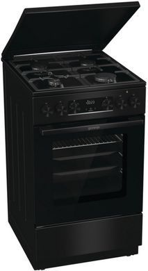 Gorenje Плита комби, 70л, 50x60см, дисплей, чугун, черный GK5C42BF фото