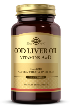 Cod Liver Oil - 250 softgels Solgar