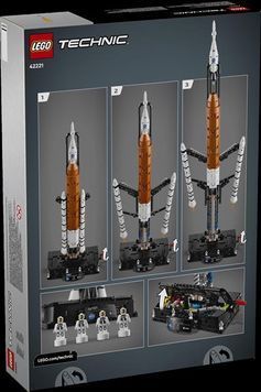 Конструктор LEGO Technic Ракета с системой космического запуска NASA Artemis 632 Детали (42221)