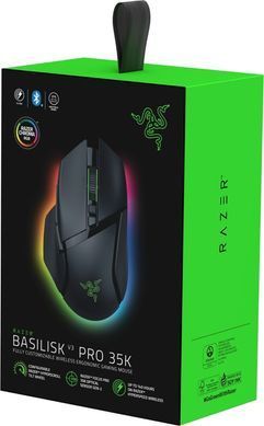 Razer Мышь Basilisk V3 Pro 35K, RGB, USB-A/WL/BT, чёрный RZ01-05240100-R3G1 фото