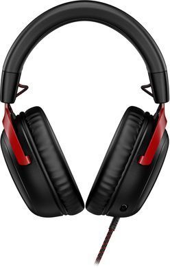 Гарнітура ігрова HyperX Cloud III, mini-jack/USB-A/USB-C, 1.2м/1.3м, чорно-червоний (367877) 727A9AA фото
