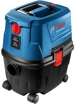 Пилосос професійний Bosch GAS 15 PS, 1100Вт, 220мБар, контейнер 15л, 8кг 0.601.9E5.100 фото